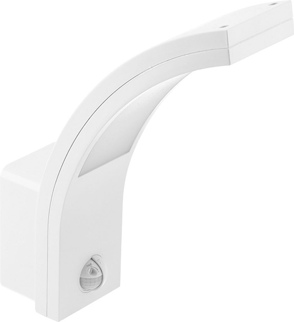 10W LED Außenleuchte Außenlampe Fassadenleuchte Außenlampe mit Bewegungsmelder IP54 Weiß