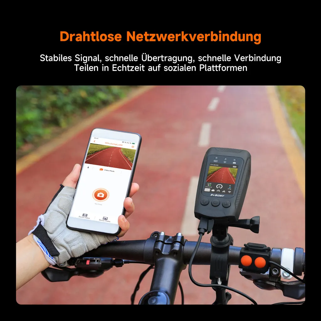 Caméra d'action stabilisation EIS et batterie 2500 mAh SVGo C1 - 5