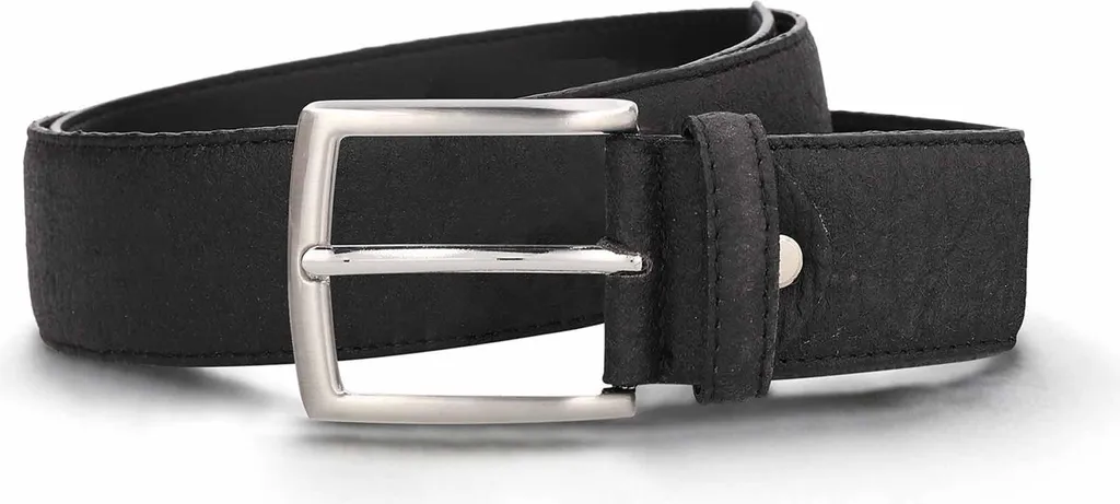 Cintura Vegana Uomo Seva Black | Acquista Online Accessori Piñatex