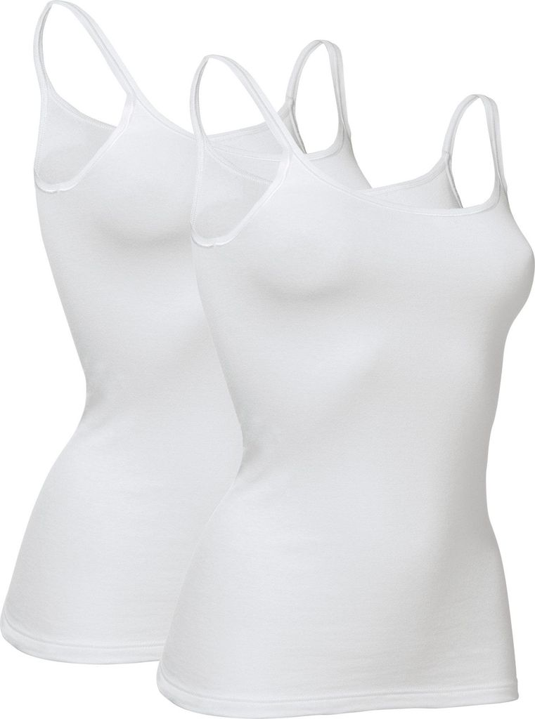 Con-ta Damen-Unterhemd 2er-Pack weiß 38