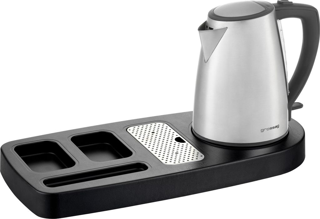grossag Welcome Tray WT 100 mitWasserkocher WK 45 1,2l Produktbild 