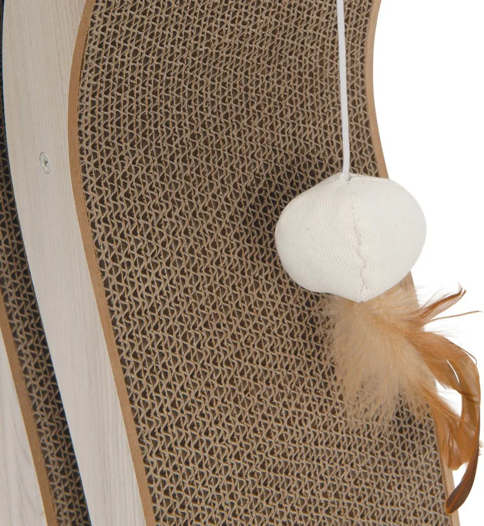Catit Pixi Scratcher Queue de Chat - Griffoir robuste avec herbe à chat - 5