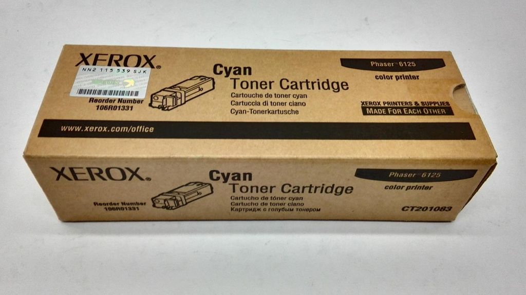 Xerox - Ciano - Originale - Cartuccia di toner - per Phaser Immagine del prodotto 