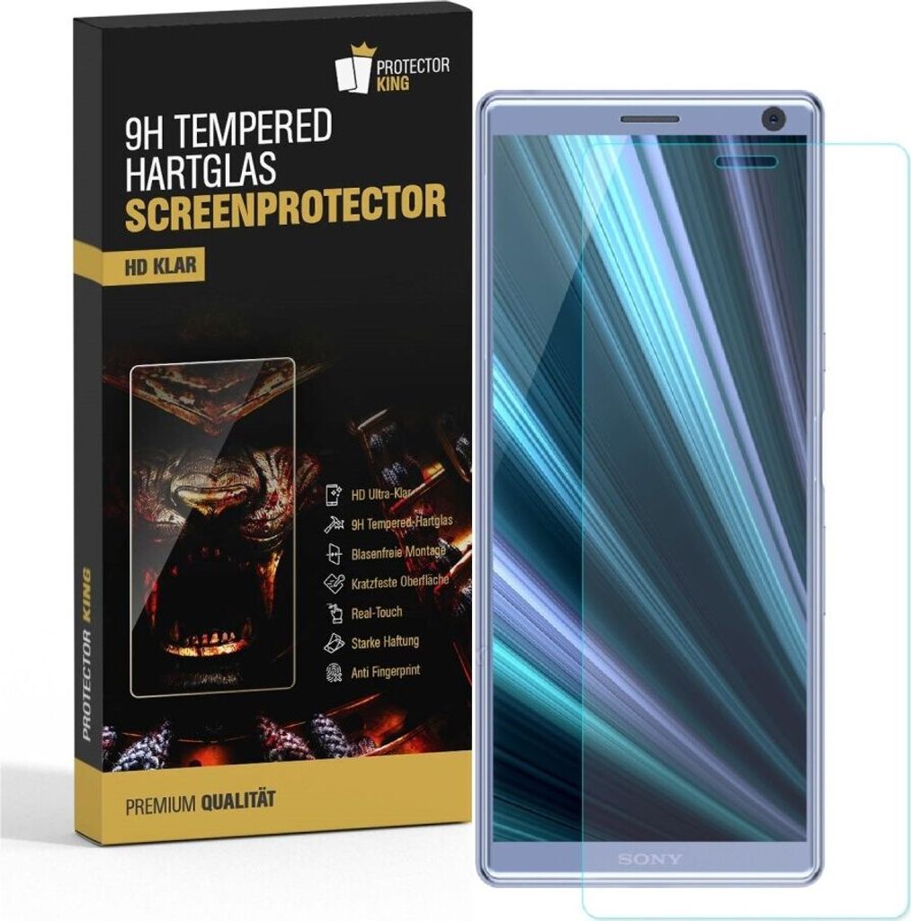 2x 9H Hartglas für Sony Xperia 10 Plus Panzerfolie Displayschutz Schutzglas KLAR Panzerglas Schutzfolie