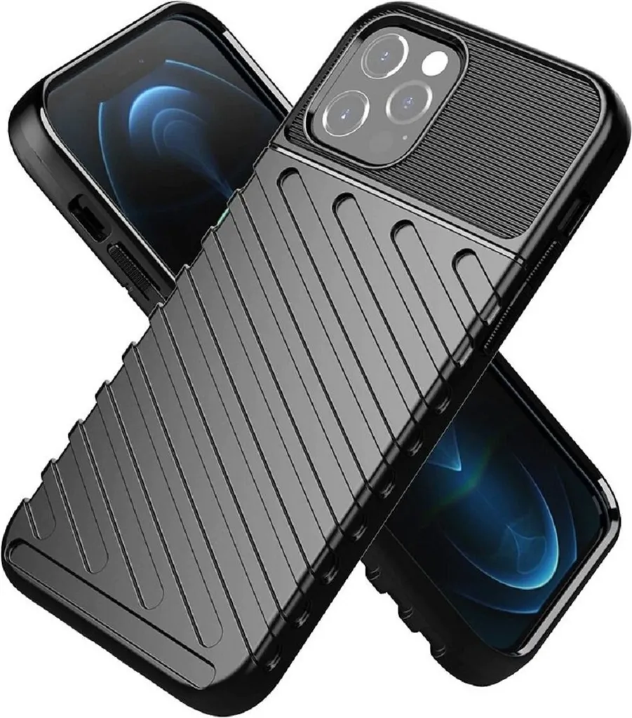 Cover Professionale iPhone 16e Armoured Thunder Bumper Black