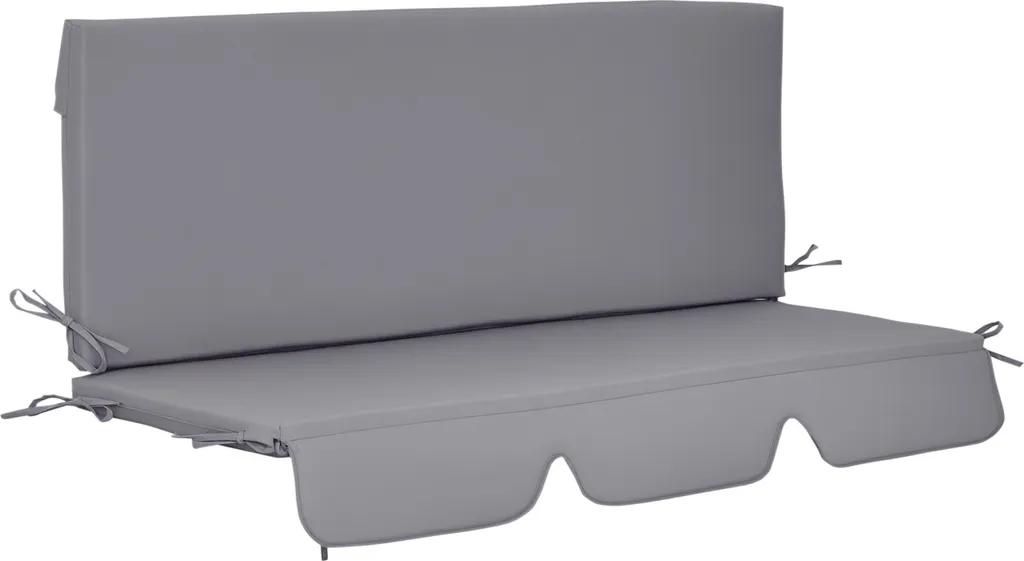 Coussins Balancelle Polyester 180g/m² Gris Foncé - Confort de 5 cm