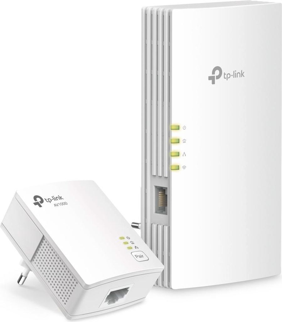 TP-LINK TL-WPA7817 KIT V1 - Powerline Adapterkit 1GbE, HomePlug AV (HPAV), HomePlug AV (HPAV) 2.0 - Wi-Fi 6
