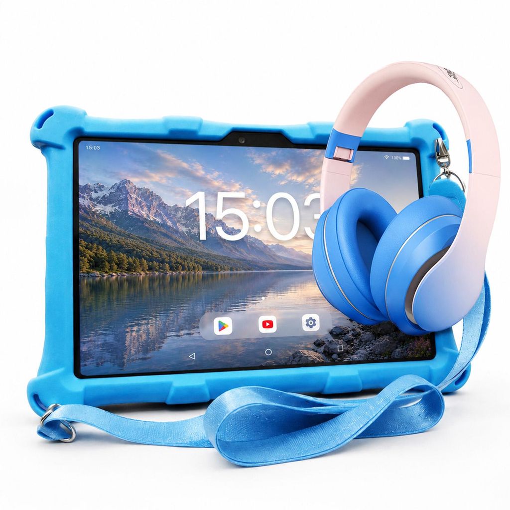 AngelTech Kinderpaket XL - Kindertablet + Kinderkopfhörer - Produktbild 