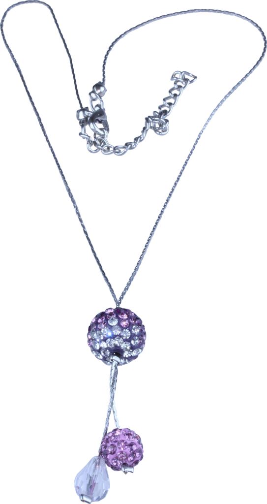 Kurze Kette Valea mit Strasskugeln von collezione Produktbild 