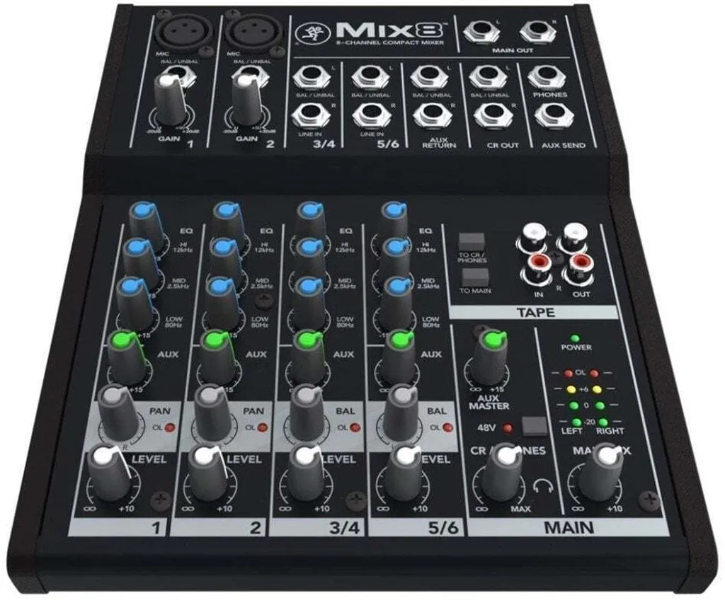 Mackie Mix8 8-Canali: Il Miglior Mixer Analogico Economico