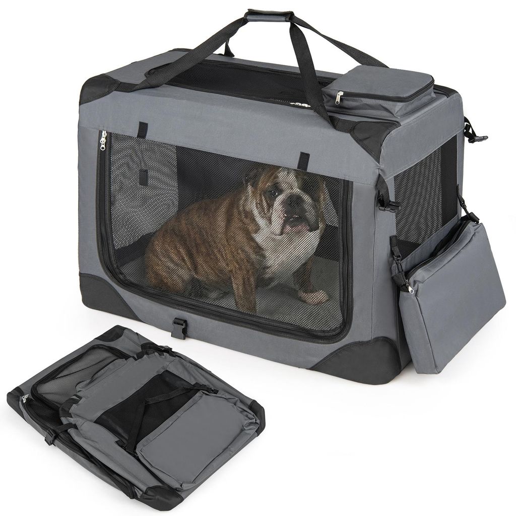 Trasportino pieghevole per cani COSTWAY, 83,5 x 58 x 58 cm, Immagine del prodotto 