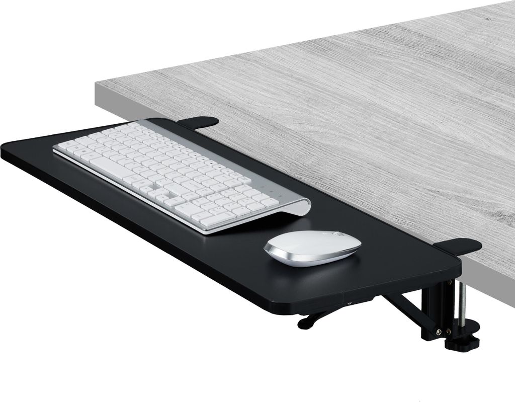 Prolunga per scrivania Relaxdays, 65 x 24 cm, pieghevole, Immagine del prodotto 