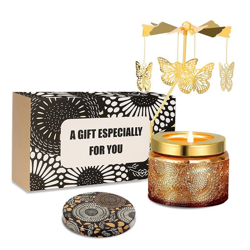 Duftkerzen, Drehbar Schmetterling Duftkerzen Geschenkset Produktbild 