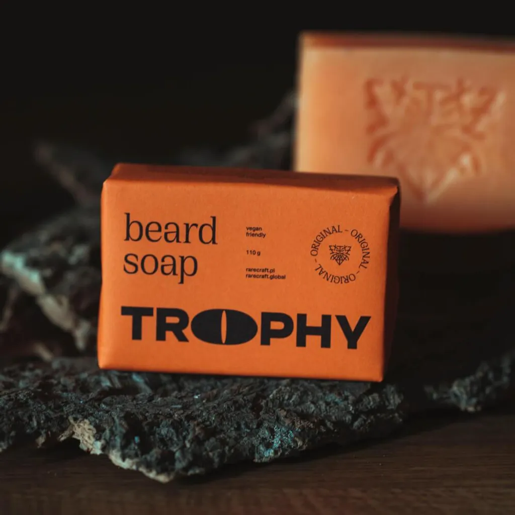 Savon Barbe RareCraft Trophy Beard 110 g - Routine Soin Visage Homme