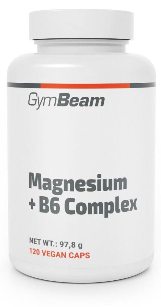 GymBeam - Magnesium + B6-Komplex, 120 Kapseln