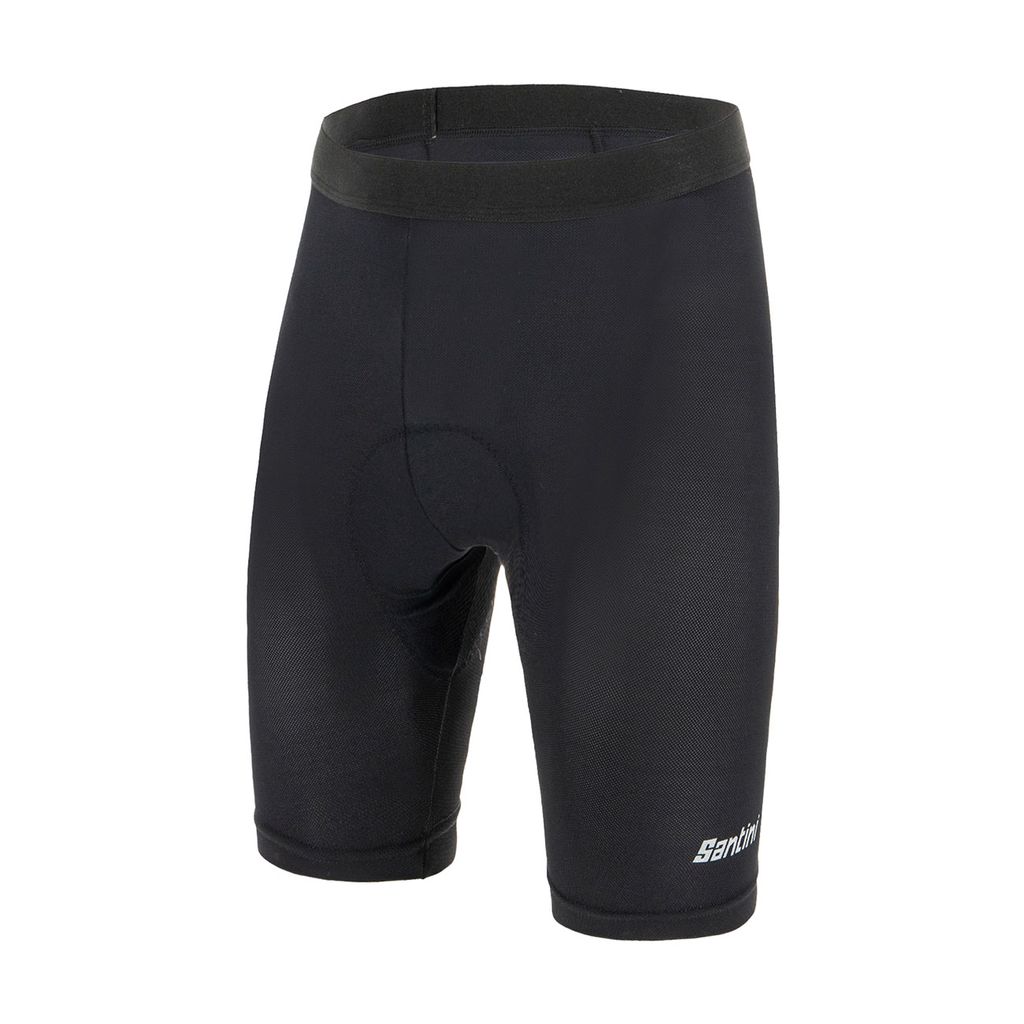 Santini Fahrrad-Boxershorts - ADAMO - Schwarz XL-2XL