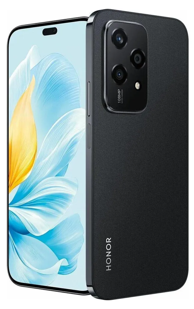 Honor 200 Lite 5G Noir 256GB - Idéal pour le Travail et le Streaming
