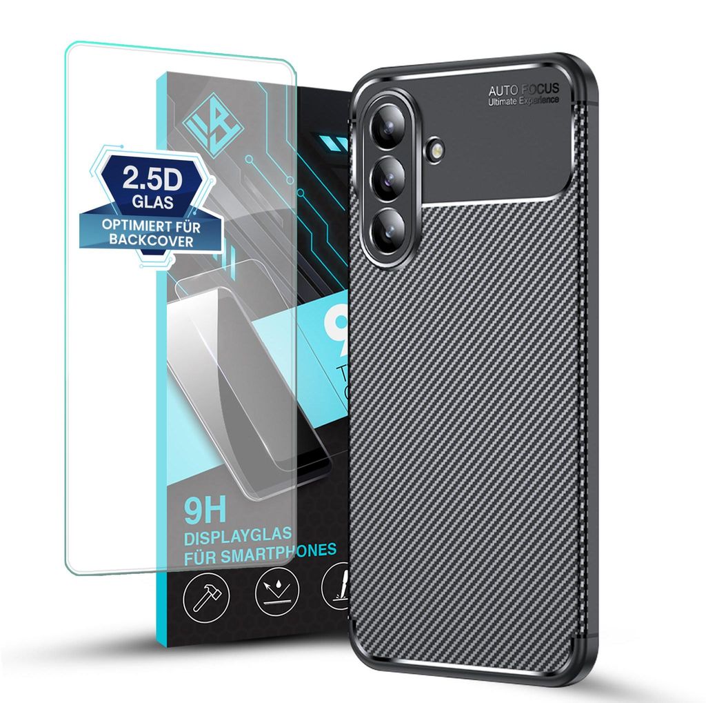 Handy Hülle für Samsung Galaxy A56 5G mit 9H Displayglas Produktbild 