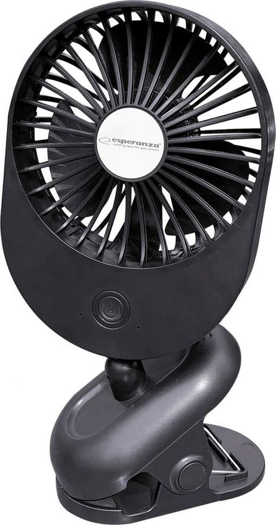 Esperanza EHF103K Kompakter USB-Ventilator SCHWARZ