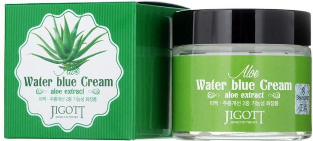 Jigott Water Blue Crème, met aloë-extract, 100 ml Productafbeelding 