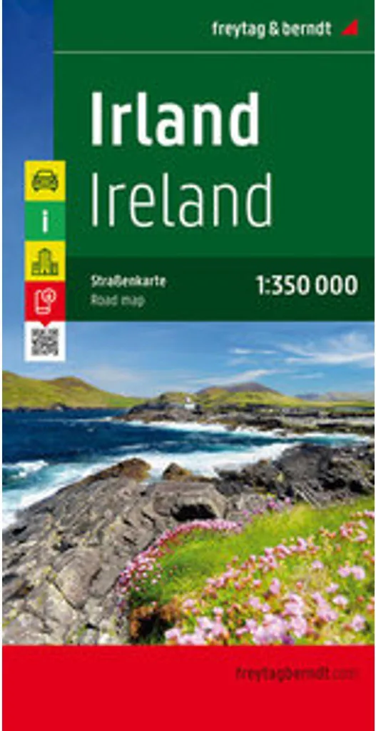Préparer son road-trip en Irlande : Carte des autoroutes échelle 350 000