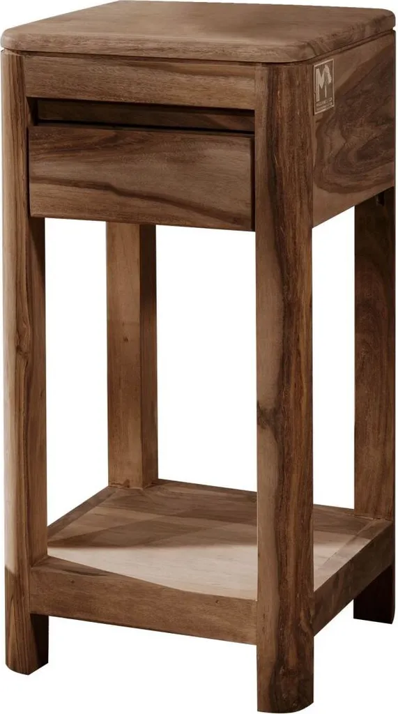 Meuble d'appoint robuste 30x30 en Palissandre pour salon étroit TORONTO #112