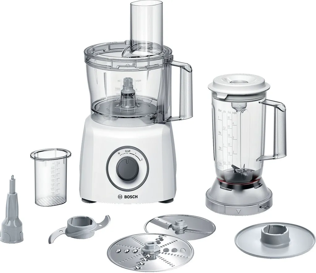 Bosch MCM3200W - Küchenmaschine - 800 W - Weiß/Grau (MCM3200W)