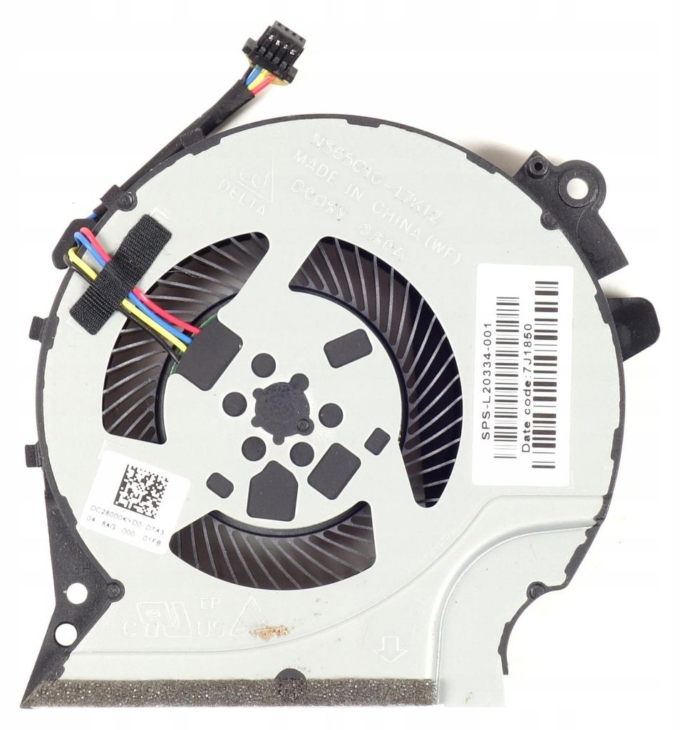 Laptop CPU Ventilator zur Kühlung Lüfter für HP Pavilion Produktbild 