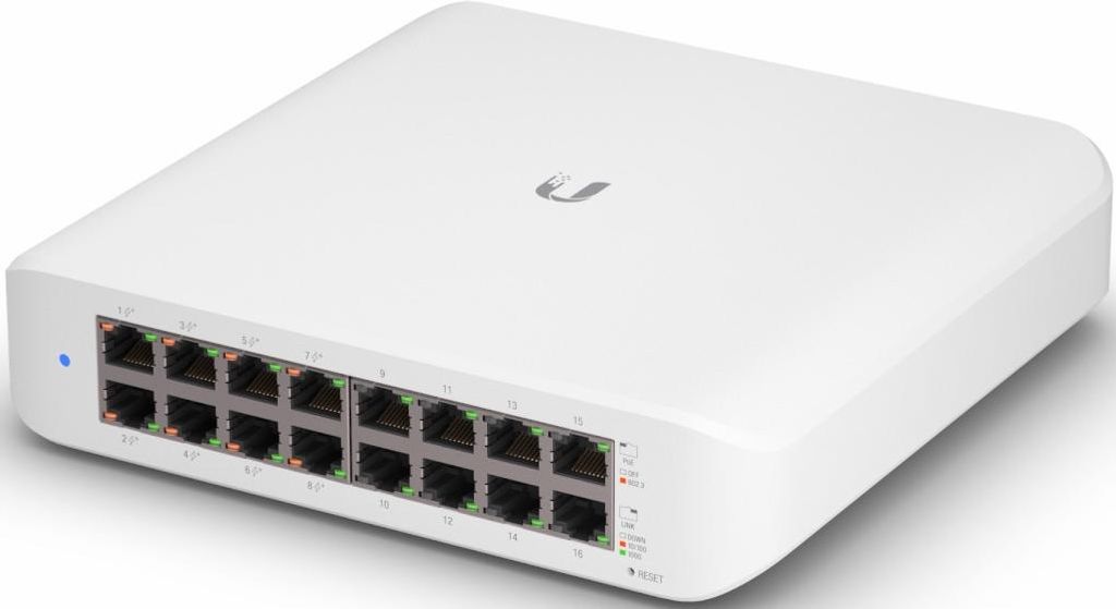 Ubiquiti UniFi Switch Lite 16 PoE, L2, Gigabit Ethernet Zdjęcie produktu 