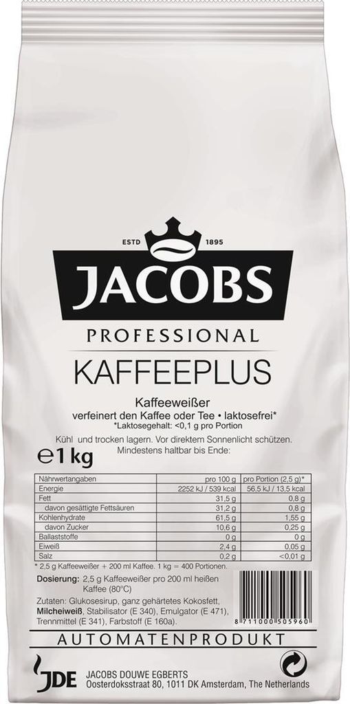 JACOBS Kaffeeplus Kaffeeweißer 4031683 1kg Produktbild 2
