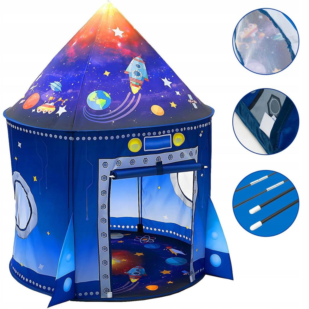 Zelt für Drinnen Astronauten Raumschiff Spielzelt, Indoor Produktbild 
