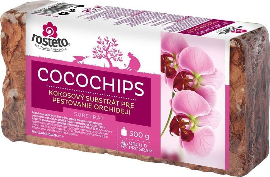 Rosteto Substrát Cocochips - kokosové kousky 500 g Obrázek produktu 