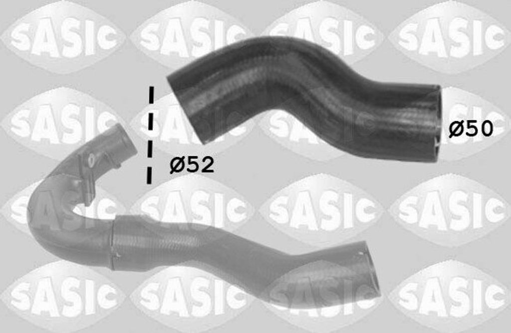 SASIC 3336205 Turbo Ladeluftschlauch für FIAT DOBLO Kasten/Kombi (263) Doblo Cargo (223) Doblo Kombi (119, 223) Doblo Kombi (263)