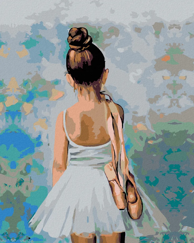 Idea Regalo Zuty Pittura con Diamanti Ballerina 40x50 - Creatività