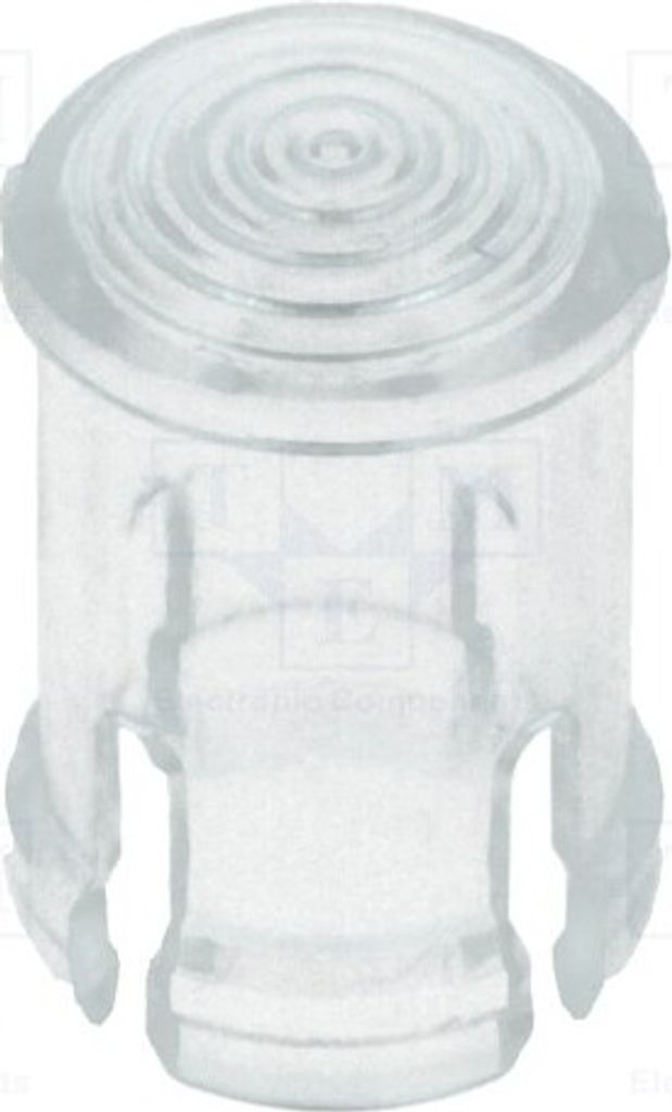2x Linse für LED 5mm 8671 Linsen niedrig rund transparent