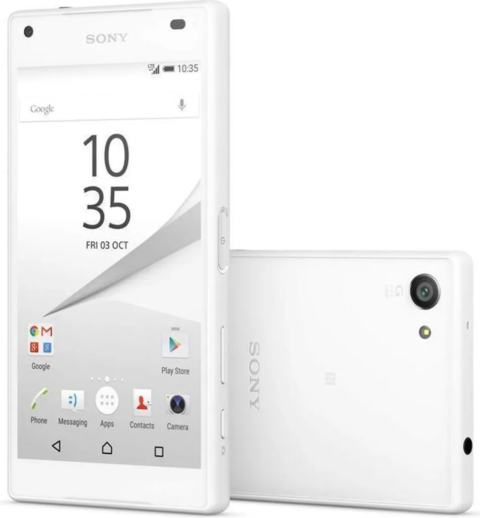 Smartphone Sony Xperia Z5 Compact noir idéal pour usage à une main