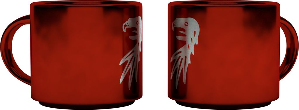 SC Freiburg Tasse "Metallic Greif"