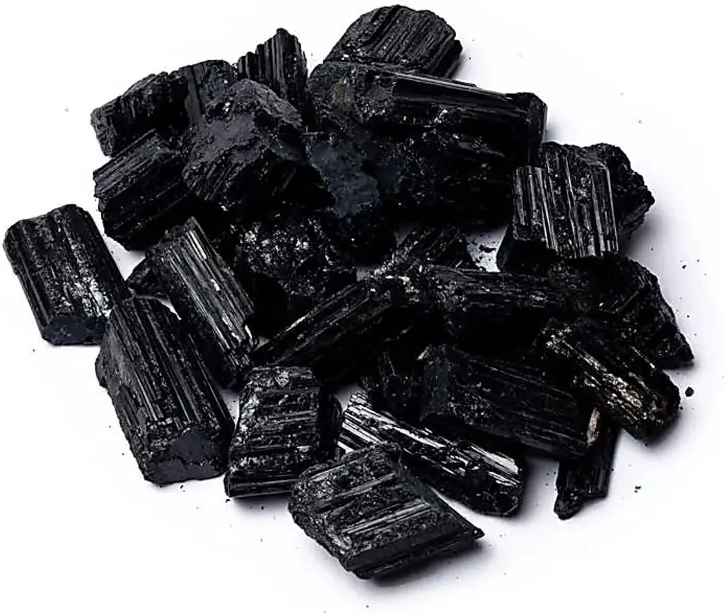 Tourmaline Noire Brute de 1kg - Pierres Naturelles de 4 à 6 cm