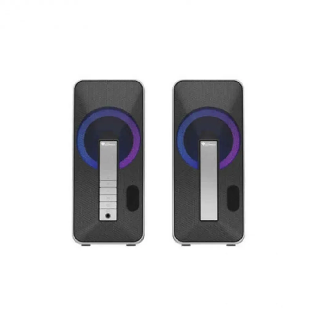 Haut-parleurs Bluetooth 2.0 Genesis Helium 100 BT avec éclairage RGB LED