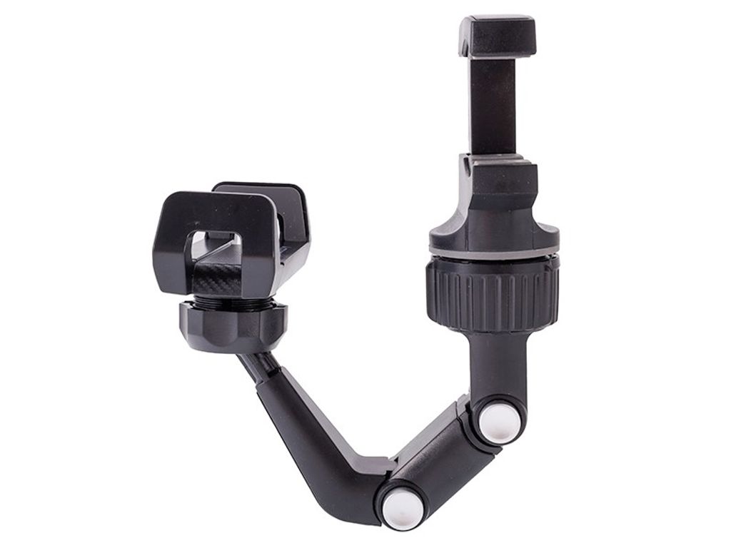 Am Spiegel befestigter Telefonhalte