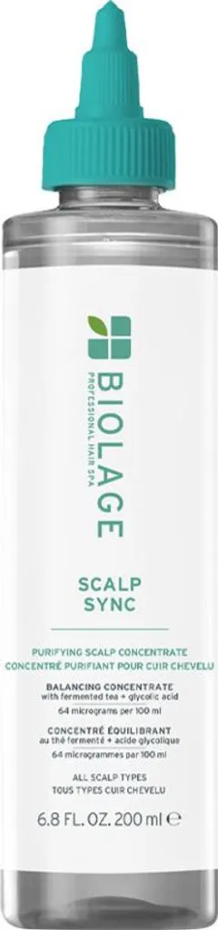 Purifier le Cuir Chevelu avec le Concentré Scalp Sync Biolage de 200ml