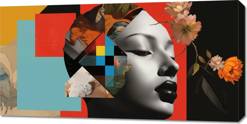 Quadro di Pregio 100x50 Scultura Fioritura Recisa | Arte 3D Premium