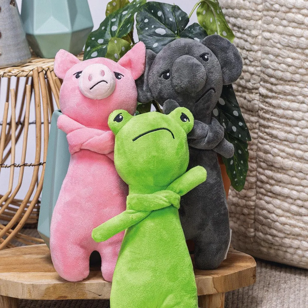 Beeztees Peluche Cane Koala Grigio 30,5cm: Gioco Senza Squeaker - 2