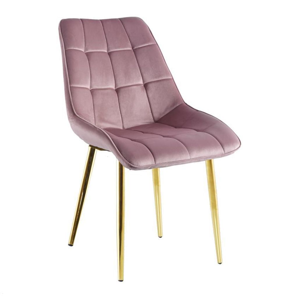 Stuhl , Esszimmerstuhl J262-1-ZN, Farbe Rosa