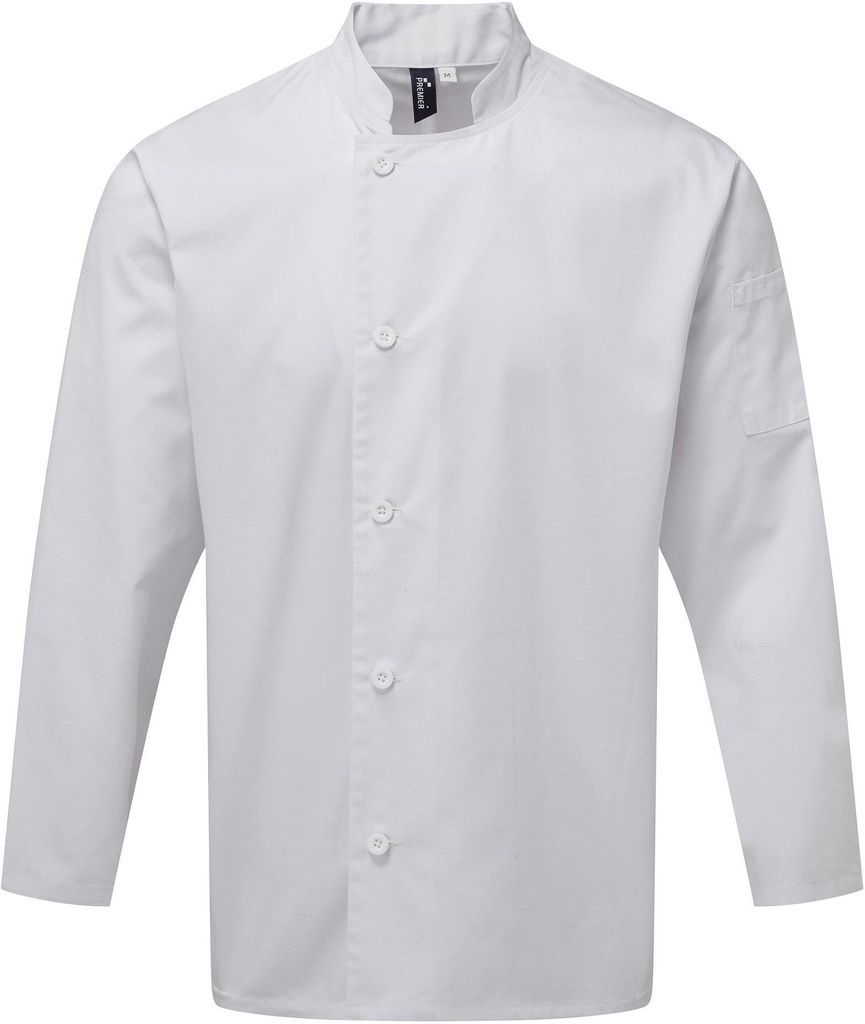 Bunda kuchára s dlhým rukávom Premier Workwear Essential Obrázok produktu 