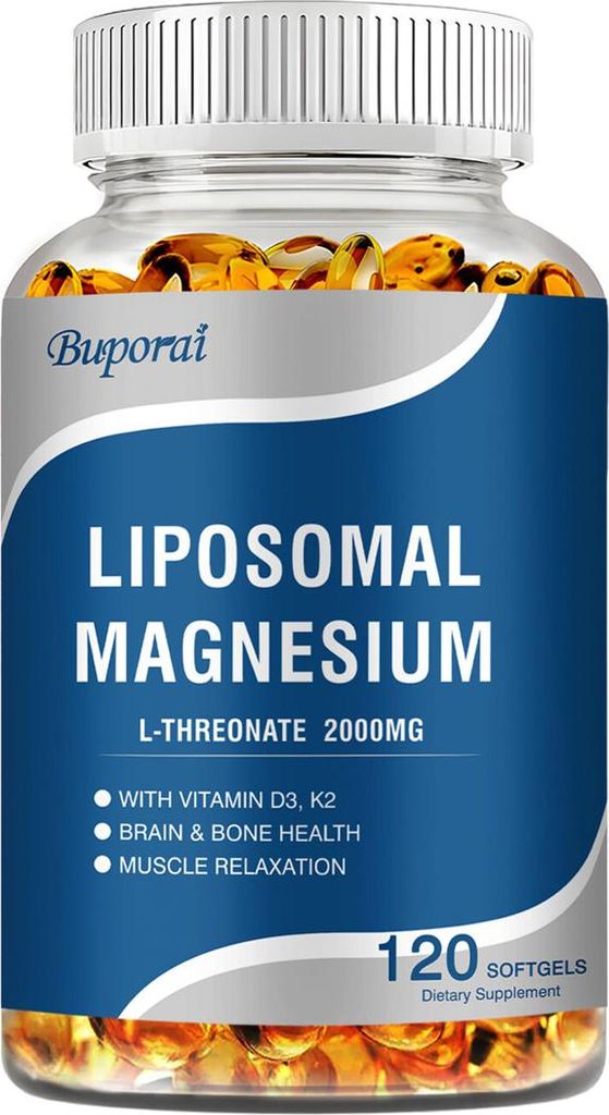 Lipozomálny horečnatý L-treonát 2000 mg (120 mäkkých Obrázok produktu 