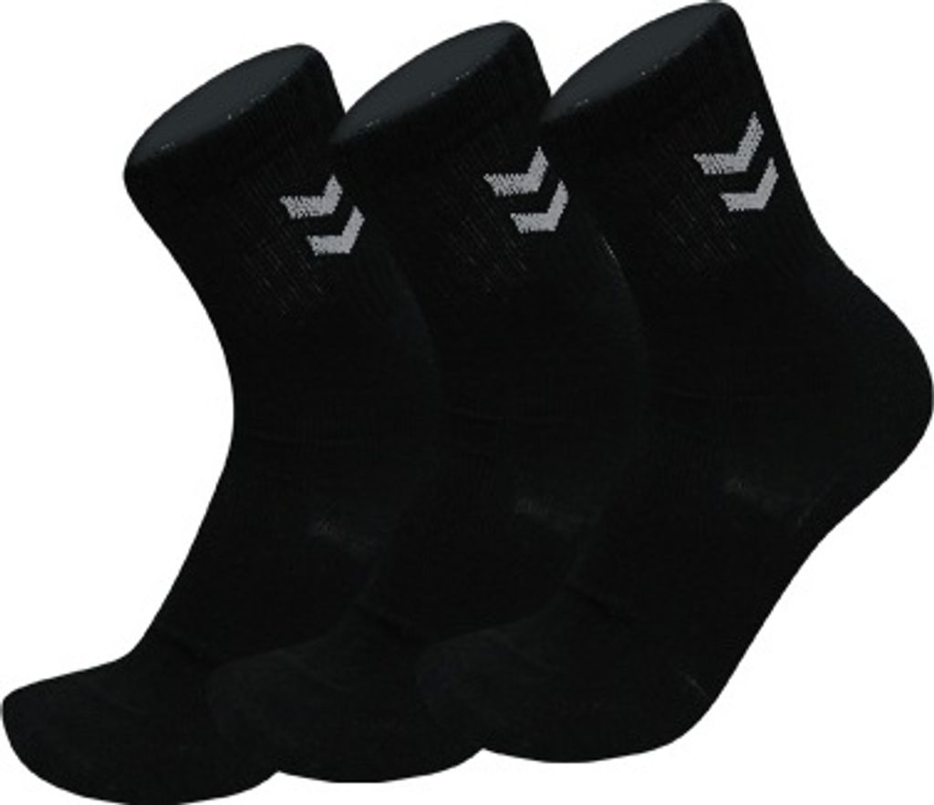 HUMMEL Basic 3-Pack Socks Black 32-35 Zdjęcie produktu 