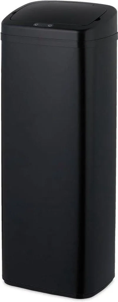 Poubelle 50L noire avec capteur automatique et couvercle électrique