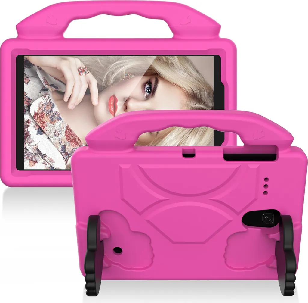 Cover Samsung Tab A 8 pollici Rosa: Protezione Magica per Piccole Mani