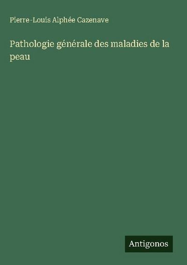 Allgemeine Pathologie der Hautkrankheiten